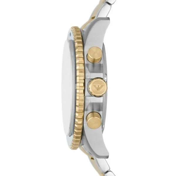 Emporio Armani Chronograph Two-Tone Stainless Steel Men's Watch | AR11362