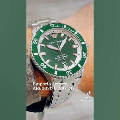 Emporio Armani Sea Explorer Automatic Stainless Steel Men's Watch | AR60080