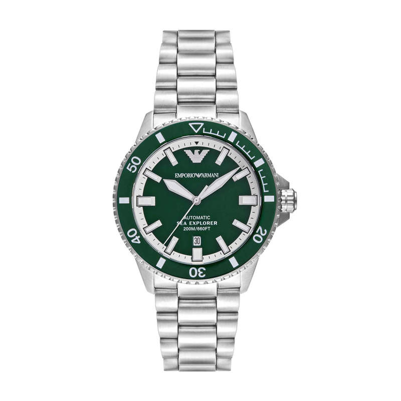 Emporio Armani Sea Explorer Automatic Stainless Steel Men's Watch | AR60080