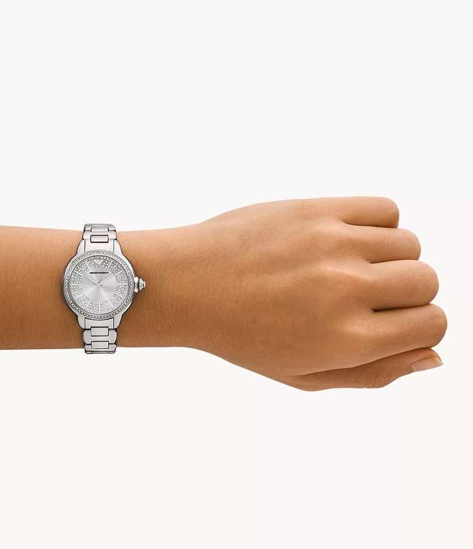 Emporio Armani Three-Hand Stainless Steel Woman's Watch | AR11632