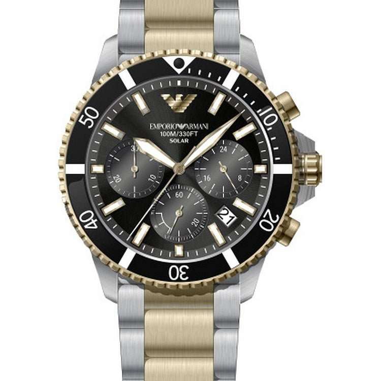 Emporio Armani World Explorer Solar-Powered Chronograph Men's Watch | AR11680