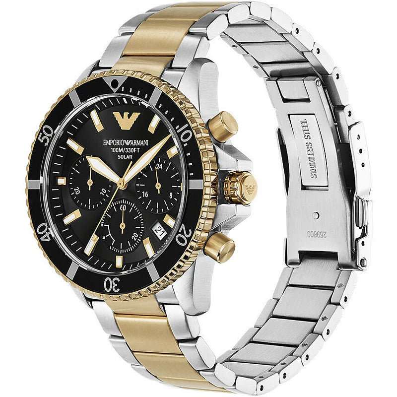 Emporio Armani World Explorer Solar-Powered Chronograph Men's Watch | AR11680
