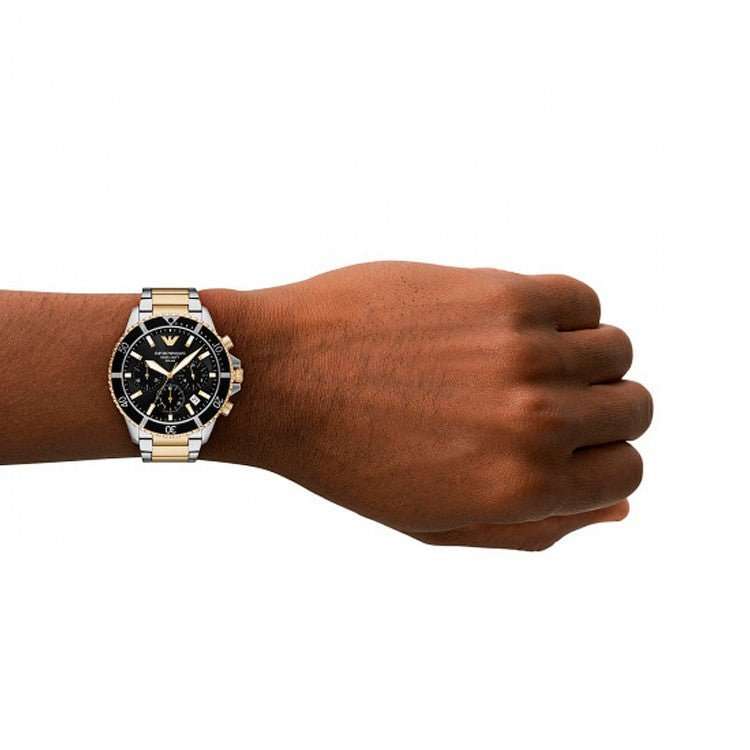 Emporio Armani World Explorer Solar-Powered Chronograph Men's Watch | AR11680