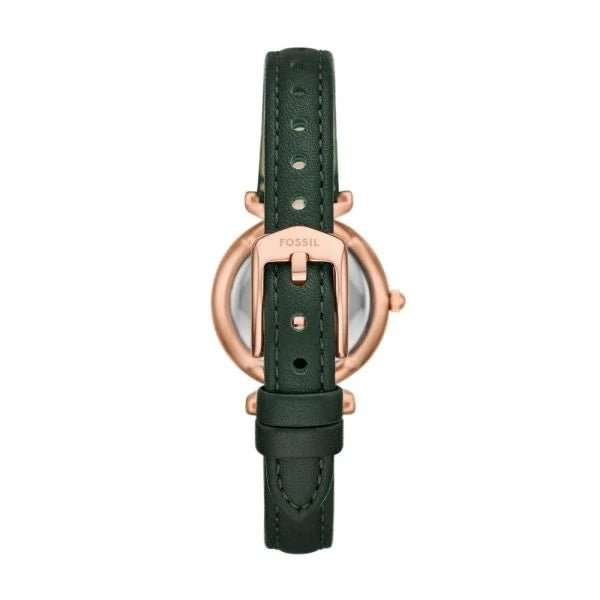 Fossil Carlie Three-Hand Rose Gold-Tone Stainless Steel Women's Watch | ES5370