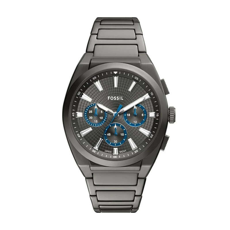 Fossil Everett Chronograph Gunmetal Stainless Steel Men's Watch | FS6107