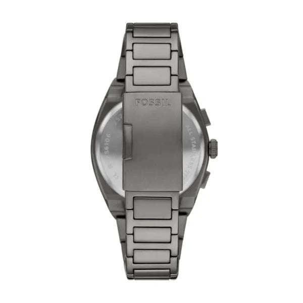 Fossil Everett Chronograph Gunmetal Stainless Steel Men's Watch | FS6107