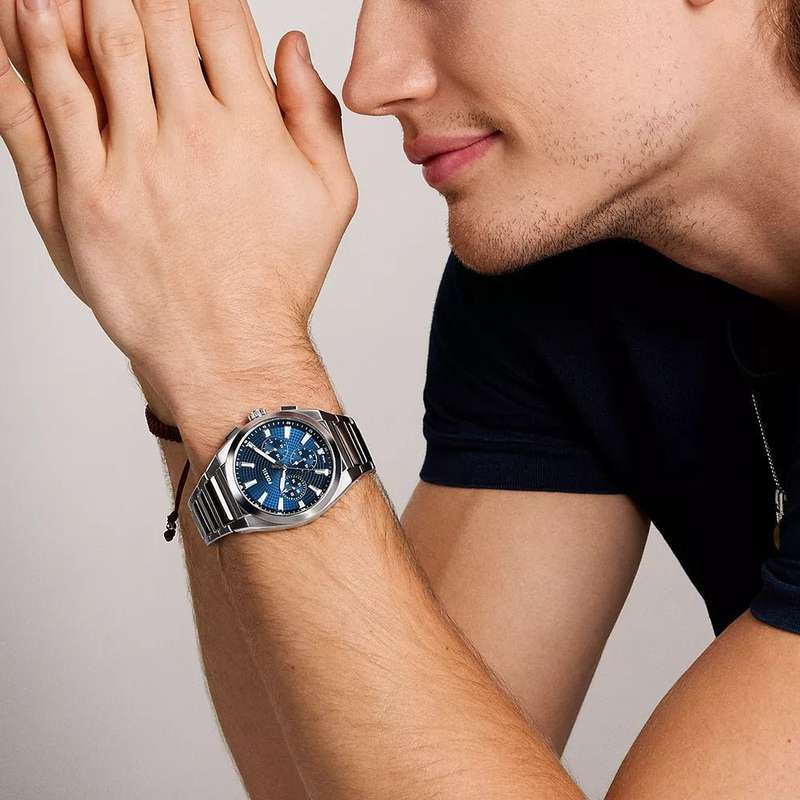 Fossil Everett Chronograph Stainless Steel Mens Watch | FS6104