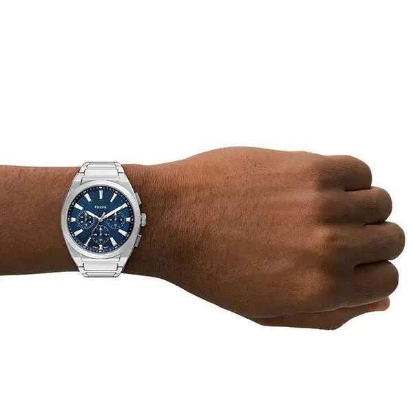 Fossil Everett Chronograph Stainless Steel Mens Watch | FS6104