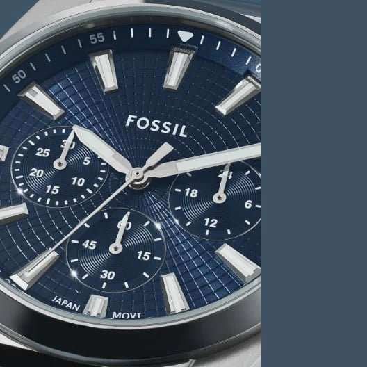 Fossil Everett Chronograph Stainless Steel Mens Watch | FS6104