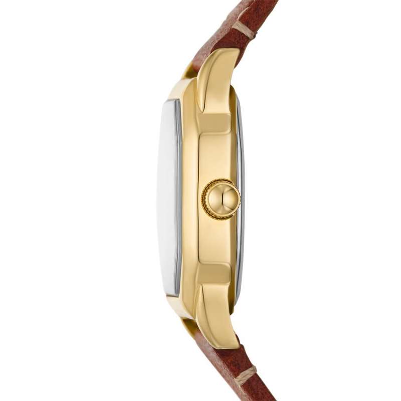 Fossil Harlow Three-Hand, Gold-Tone Stainless Steel Women's Watch | ES5364