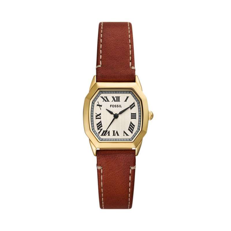 Fossil Harlow Three-Hand, Gold-Tone Stainless Steel Women's Watch | ES5364