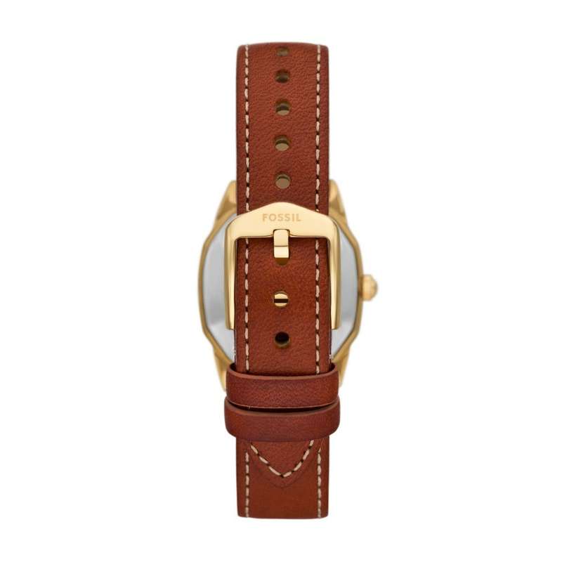 Fossil Harlow Three-Hand, Gold-Tone Stainless Steel Women's Watch | ES5364