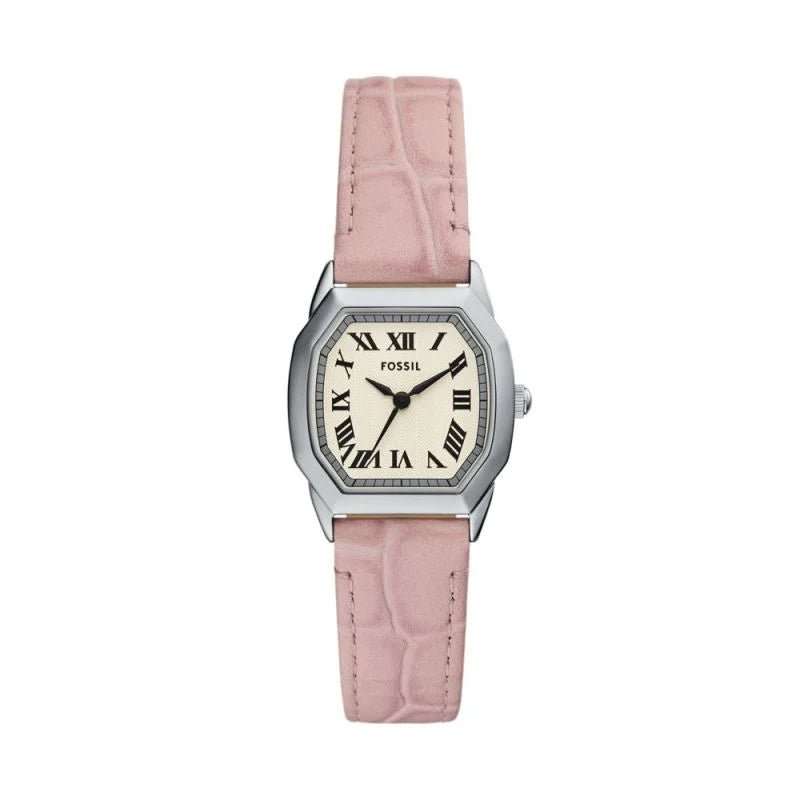 Fossil Harlow Three-Hand Light Pink Leather Women's Watch | ES5406