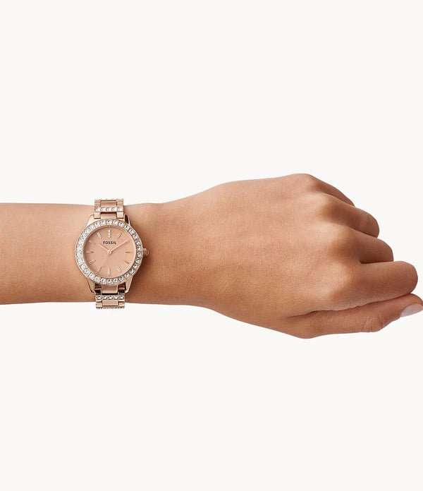 Fossil Jesse Rose-Tone Stainless Steel Watch | ES3020