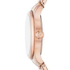 Fossil Metallic Analog Quartz Woman's Watch with Stainless Steel Strap | ES5394