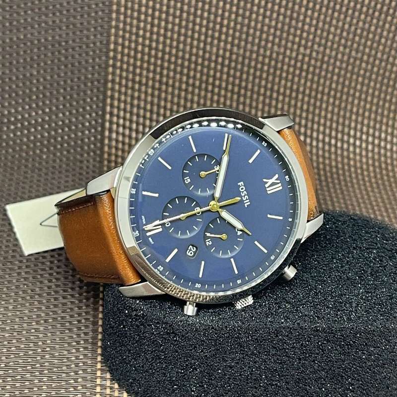 Fossil Neutra Chronograph Brown Leather Men's Watch | FS5453