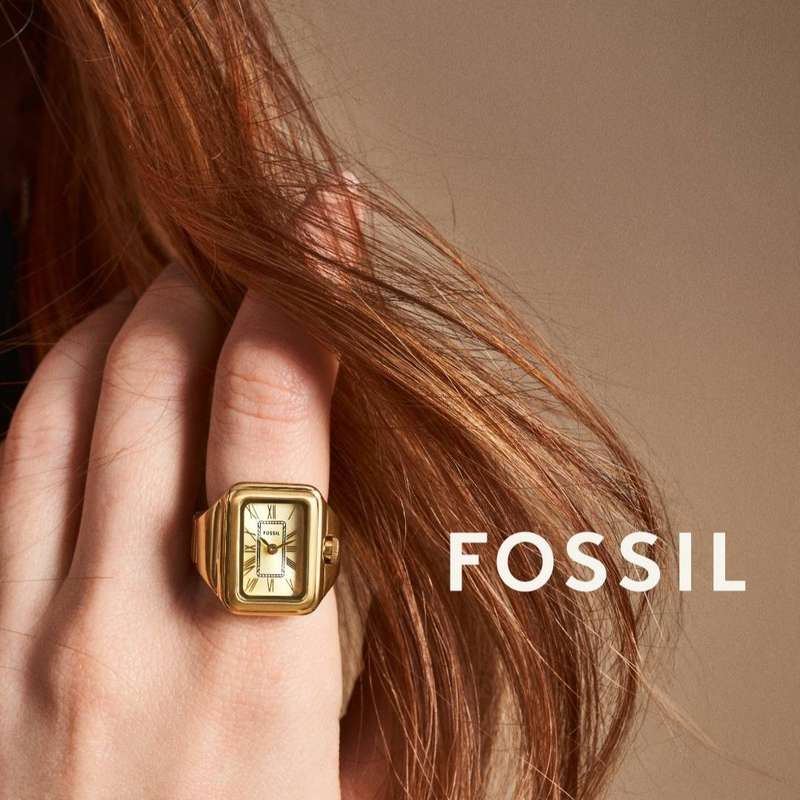Fossil Raquel Ring Two-Hand Gold-Tone Stainless Steel Women's Watch | ES5343