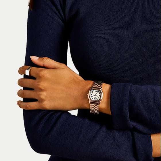 Fossil Rose Gold-tone Harlow women's watch | ES5386