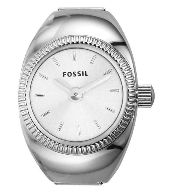 Fossil Two-Hand Stainless Steel Women's Ring Watch | ES5245