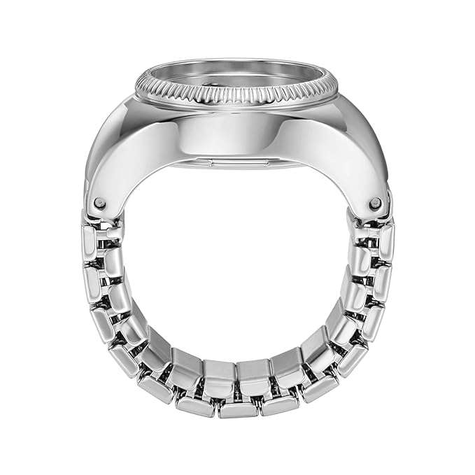 Fossil Two-Hand Stainless Steel Women's Ring Watch | ES5245