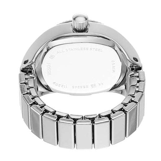 Fossil Two-Hand Stainless Steel Women's Ring Watch | ES5245