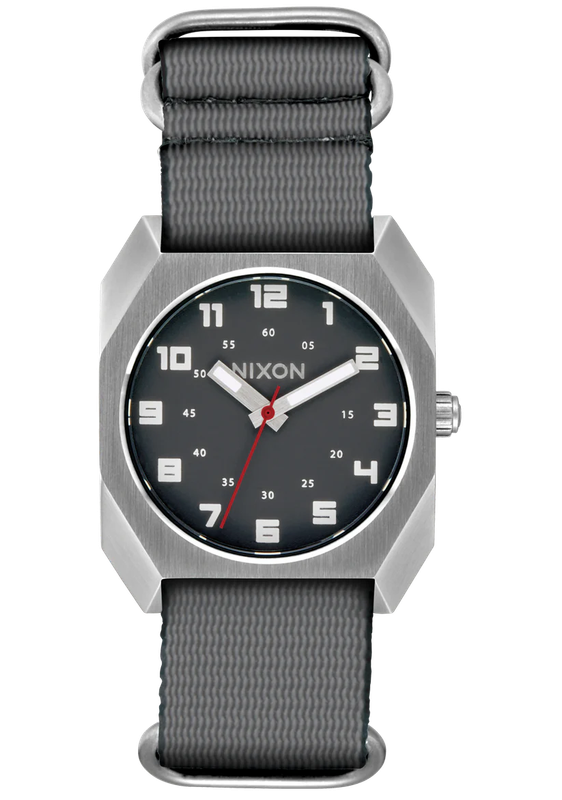 Nixon Scout Silver Charcoal Unisex Watch | A14095258-00