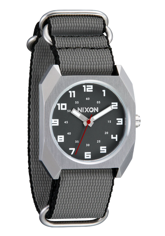 Nixon Scout Silver Charcoal Unisex Watch | A14095258-00