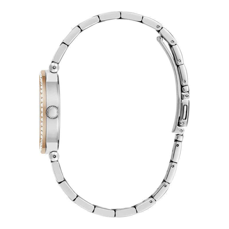 Guess Fawn Pink Dial Two-Tone Stainless Steel Woman's Watch | GW0686L4