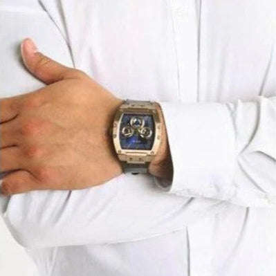 Guess Phoenix Coffee Multifunction Men's Watch | GW0202G2