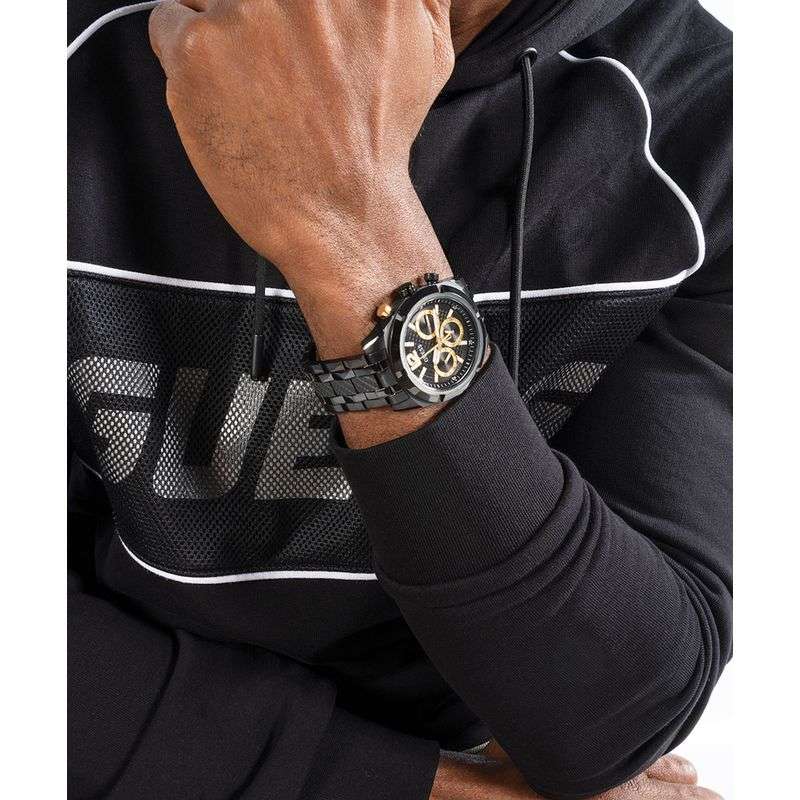 Guess Resistance Black Dial Multifunction Men's Watch | GW0714G4