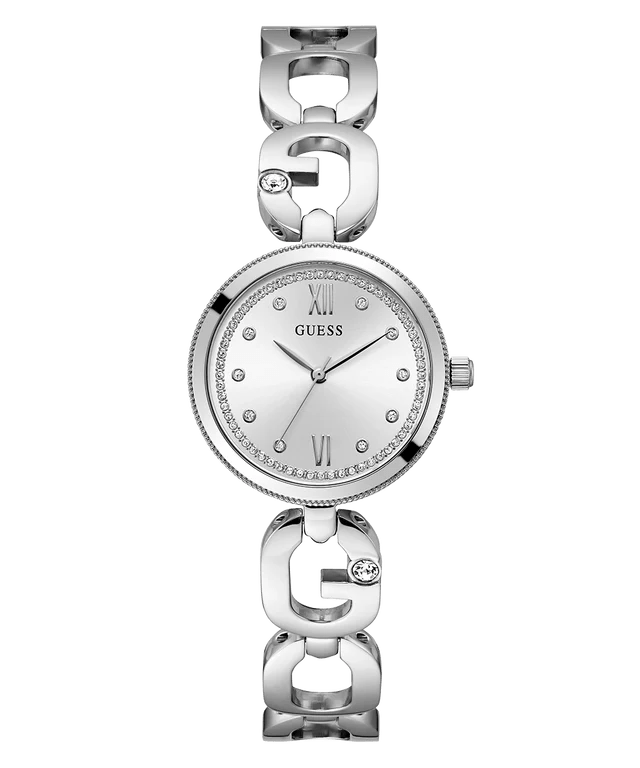 Guess Silver Tone Analog Woman's Watch | GW0759L1
