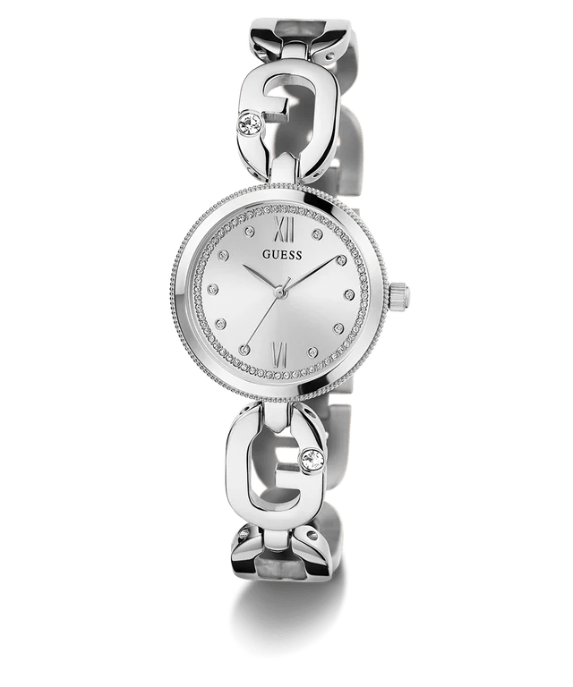 Guess Silver Tone Analog Woman's Watch | GW0759L1