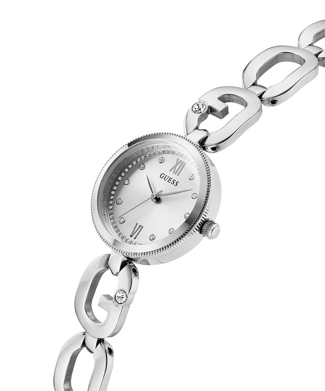 Guess Silver Tone Analog Woman's Watch | GW0759L1