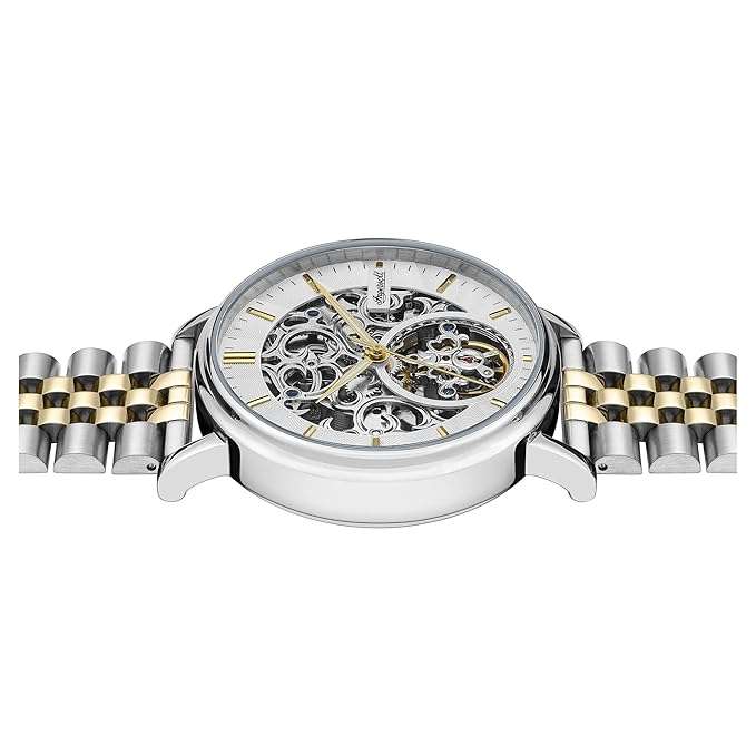 Ingersoll 1892 The Charles Automatic White Skeleton Dial Men's Watch | I05806