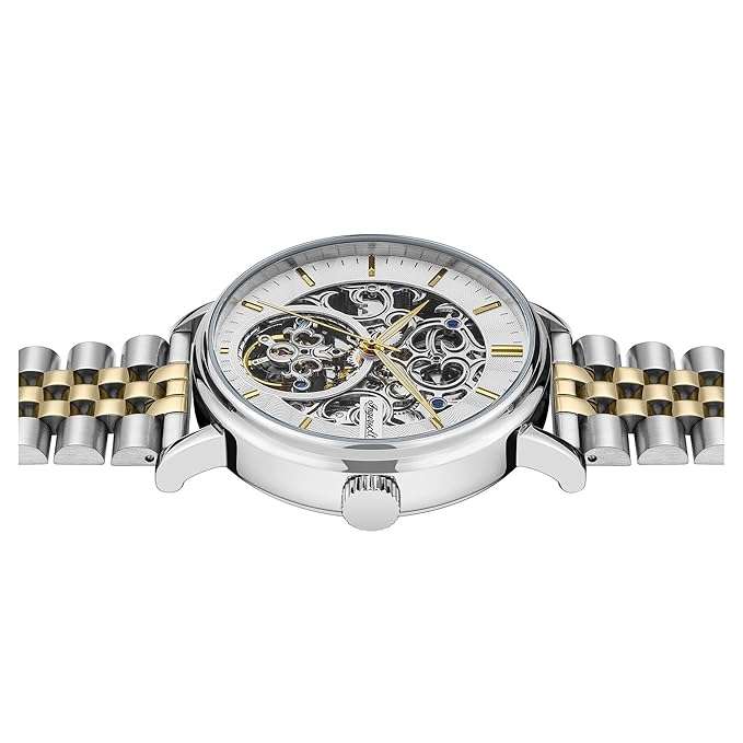 Ingersoll 1892 The Charles Automatic White Skeleton Dial Men's Watch | I05806