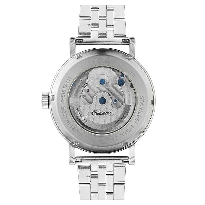 Ingersoll 1892 The Charles Automatic White Skeleton Dial Men's Watch | I05806