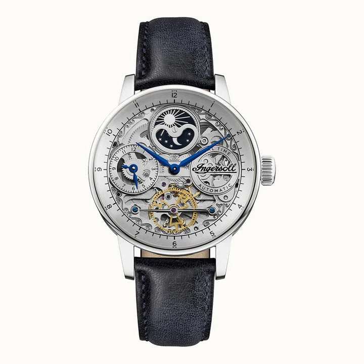 Ingersoll Automatic Silver Skeleton Dial Men's Watch | I07702