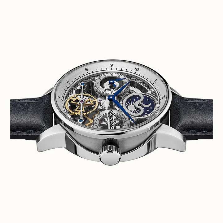 Ingersoll Automatic Silver Skeleton Dial Men's Watch | I07702