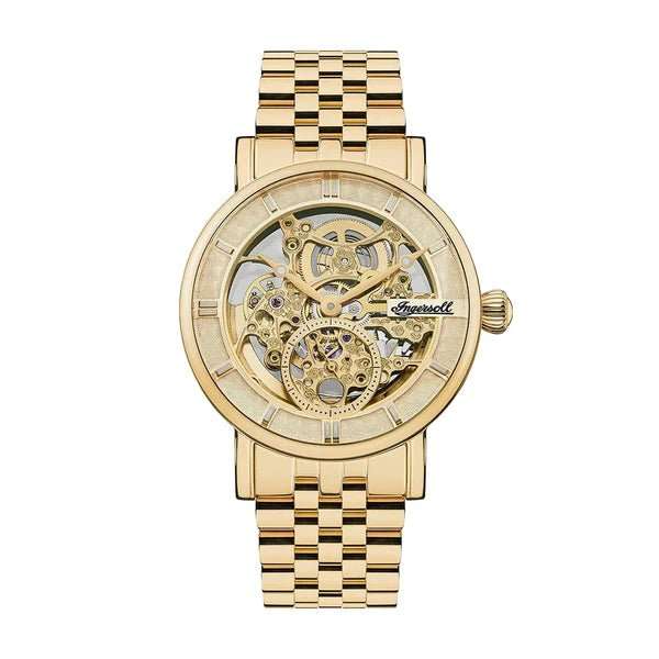 Ingersoll -  The Herald Automatic Gold-Tone Men's Watch | I00408