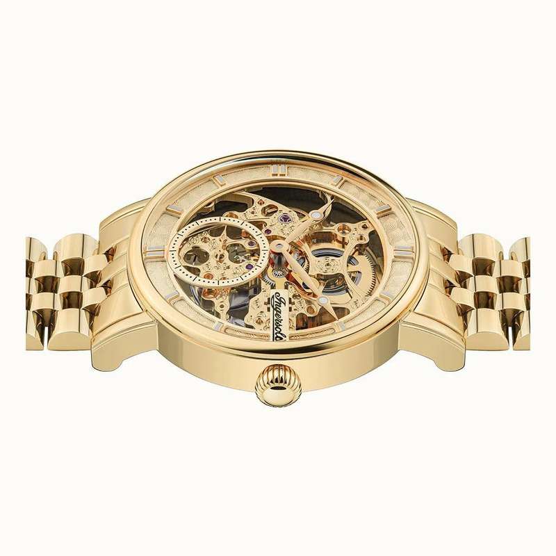 Ingersoll -  The Herald Automatic Gold-Tone Men's Watch | I00408