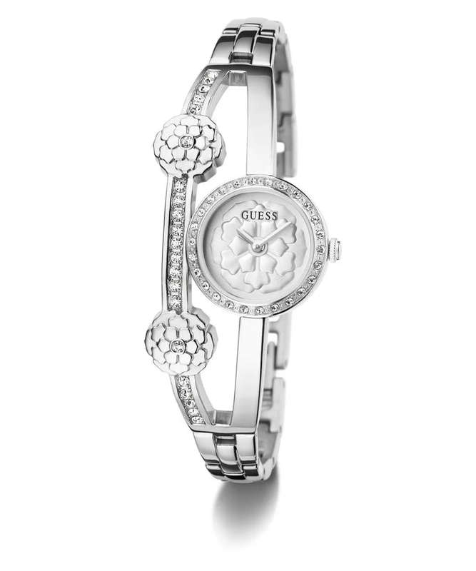 Guess Chloe Silver Tone Recycled Steel Women's Watch | GW0756L1