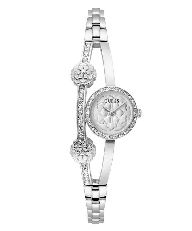 Guess Chloe Silver Tone Recycled Steel Women's Watch | GW0756L1
