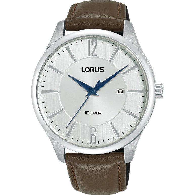 Lorus Brown Leather Men's Dress Watch | RH923RX9