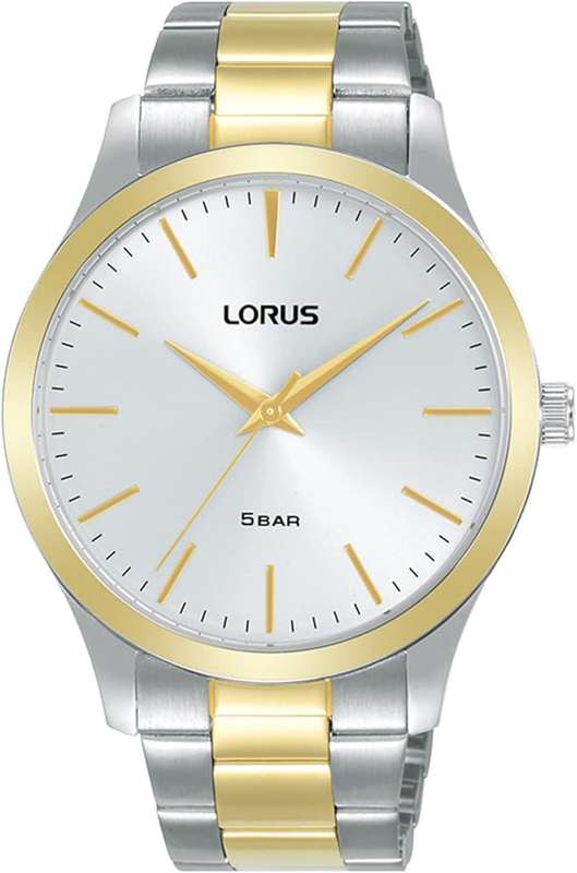 Lorus Classic Time-Only Two-Tone Stainless Steel Men's Watch | RRX68HX9