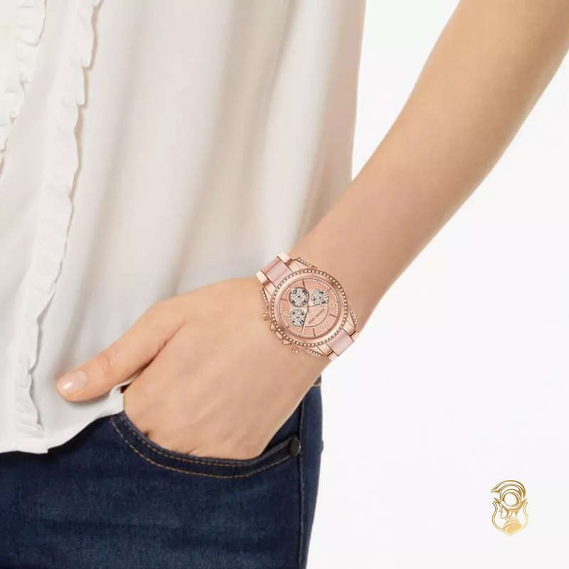 Michael Kors Blair Rose Gold Mixed Woman's Watch | MK6763