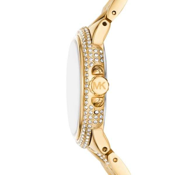 Michael Kors Camille Three-Hand Gold-Tone Stainless Steel Woman's Watch | MK4801