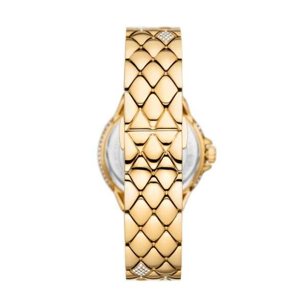 Michael Kors Camille Three-Hand Gold-Tone Stainless Steel Woman's Watch | MK4801