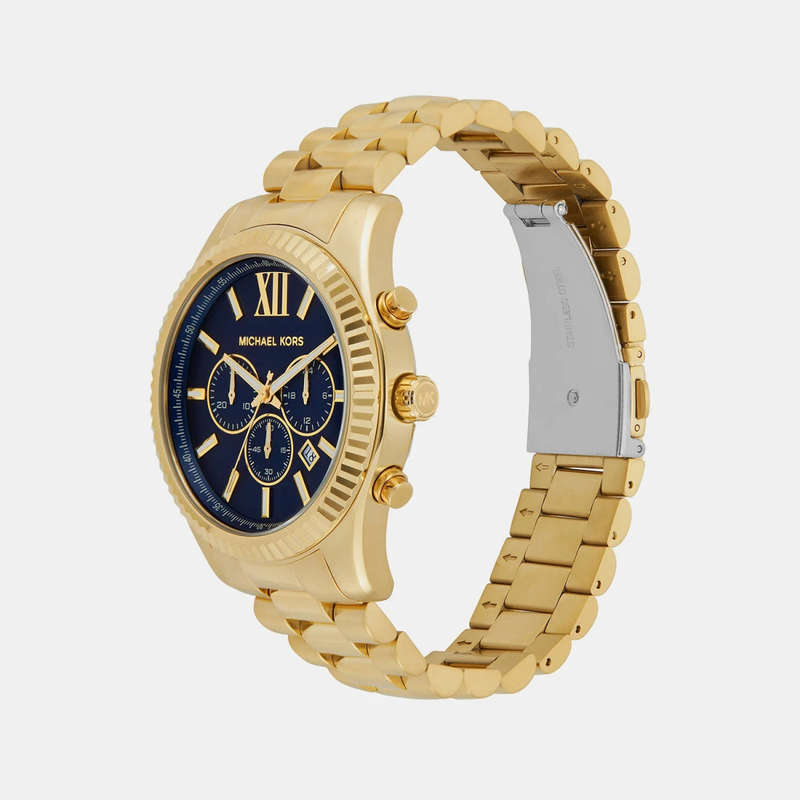Michael Kors Lexington Gold-Tone Stainless Steel Men's Watch | MK9153