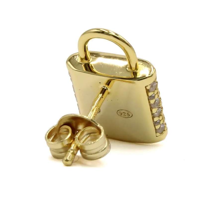 Michael Kors Premium Gold-Tone Sterling Silver Stud Women's Earrings | MKC1628AN710