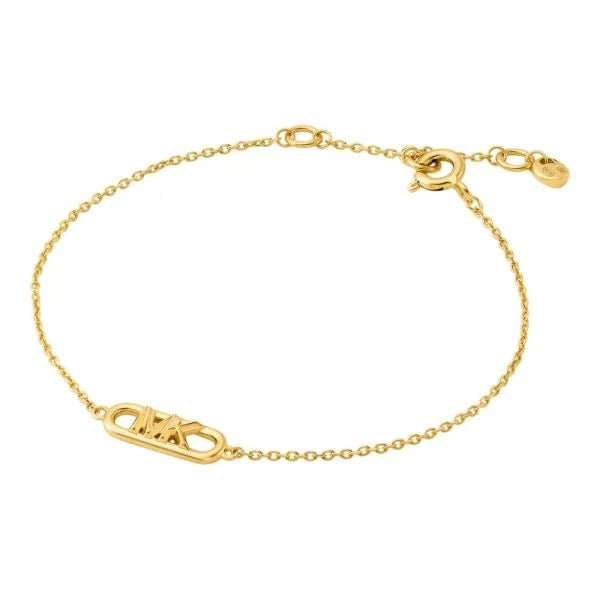 Michael Kors Premium Statement Link Gold Sterling Silver Women's Chain Bracelet|MKC164100710